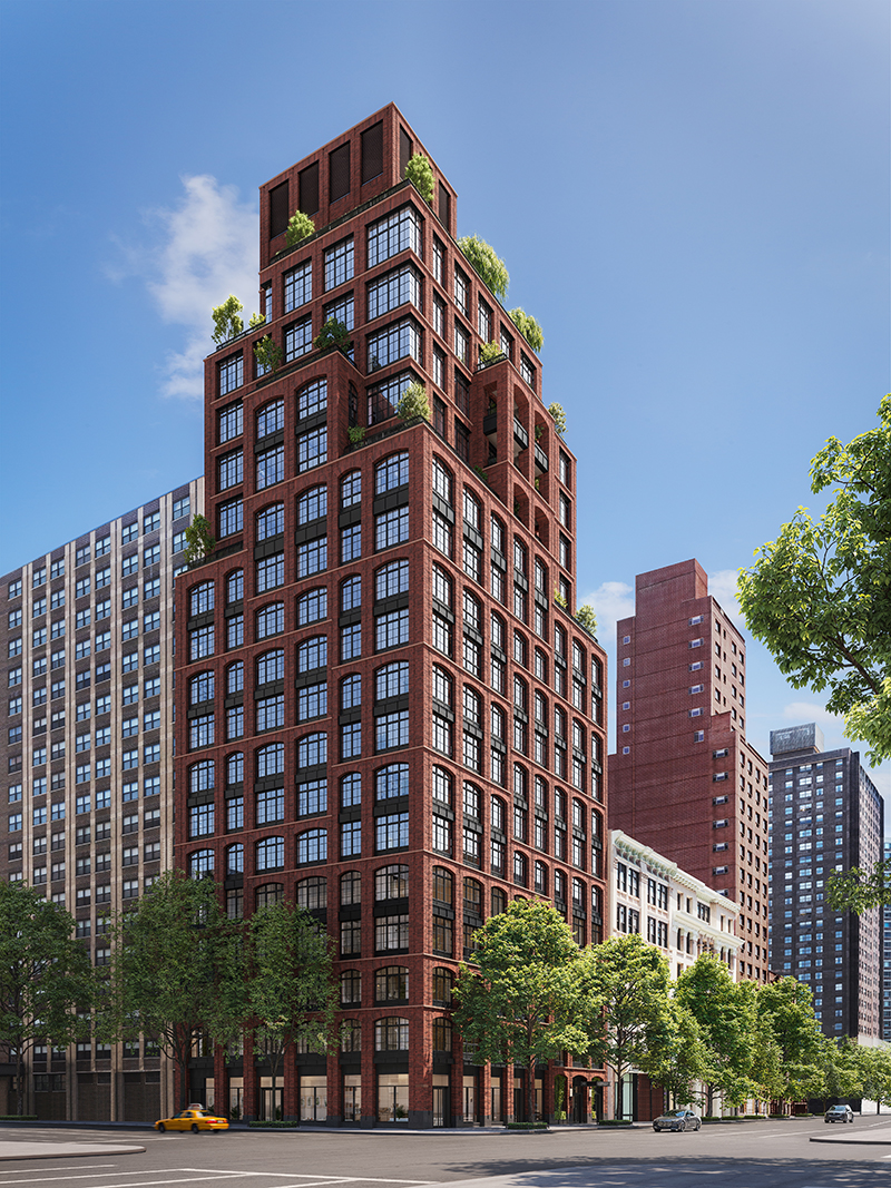 The Willow by Naftali Group tops out; design by COOKFOX Architects